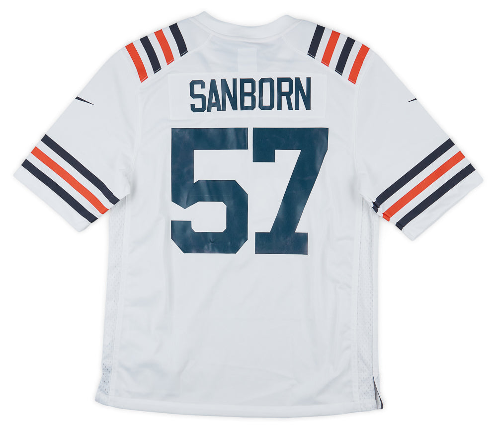 2022-23 CHICAGO BEARS SANBORN #57 NIKE GAME JERSEY (AWAY) M - W/TAGS