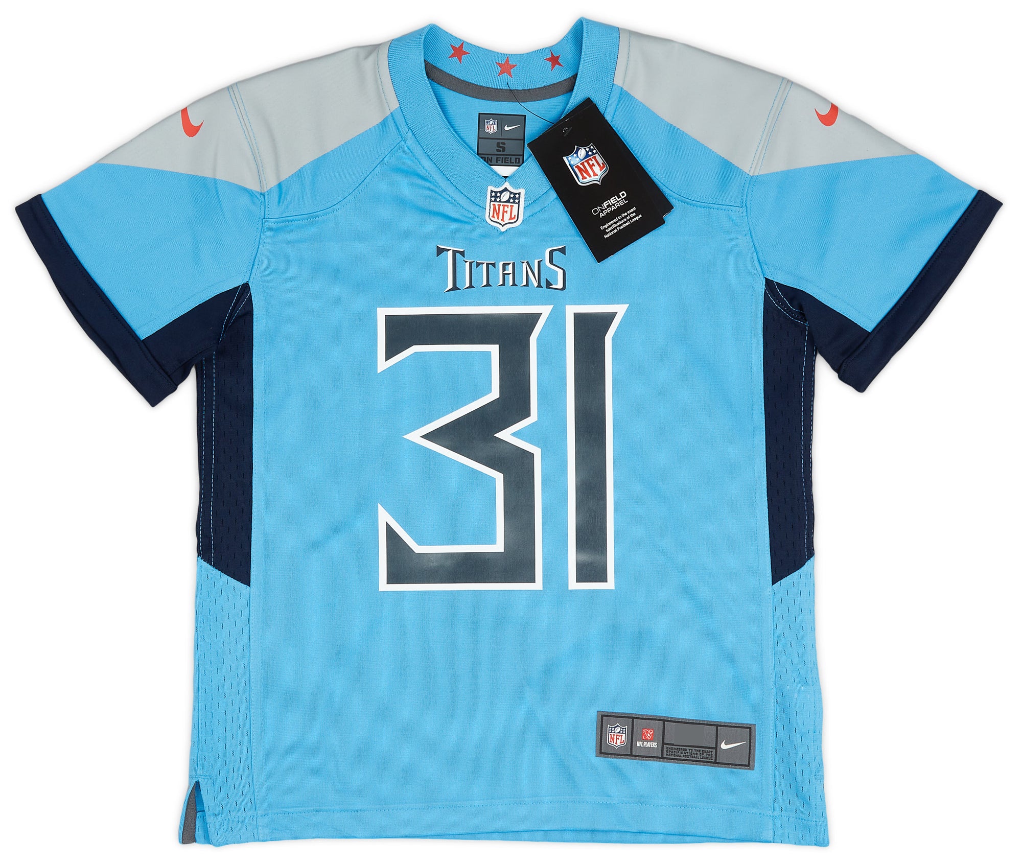 2018-23 TENNESSEE TITANS BYARD #31 NIKE GAME JERSEY (ALTERNATE) Y - W/TAGS