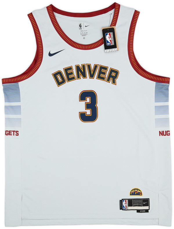 Nike Carmelo Anthony Home NBA Denver Nuggets Swingman Jersey Mens Sz XL