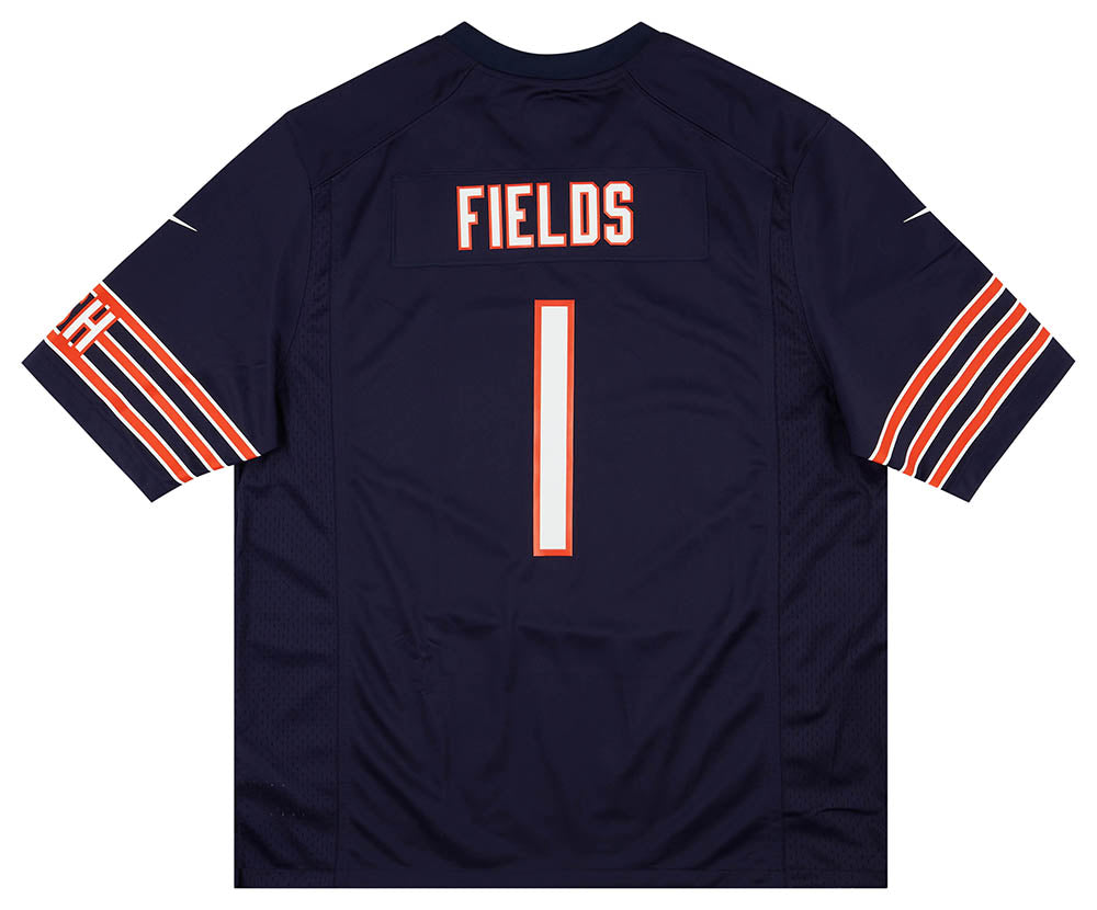 2021-23 CHICAGO BEARS FIELDS #1 NIKE GAME JERSEY (HOME) 3XL - W/TAGS