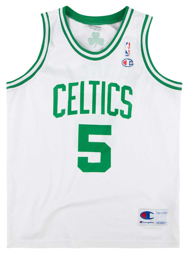 Boston Celtics Adidas Kevin Garnett # 5 Green Black Swingman Jersey Sz  Youth XL
