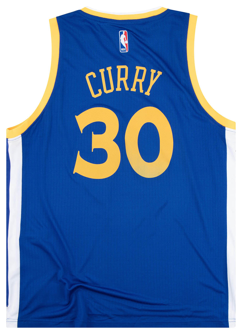 2014-17 GOLDEN STATE WARRIORS CURRY #30 ADIDAS SWINGMAN JERSEY (AWAY) L - W/TAGS