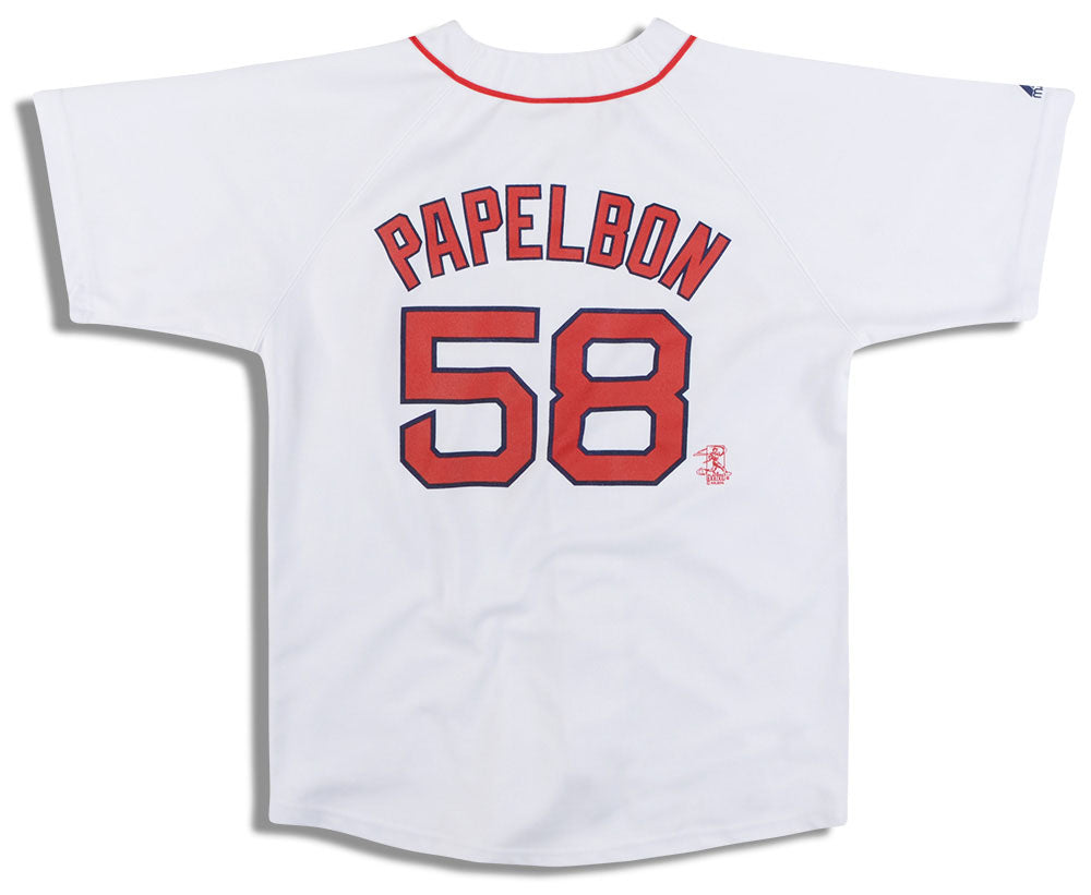 2005-08 BOSTON RED SOX PAPELBON #58 MAJESTIC JERSEY (HOME) Y
