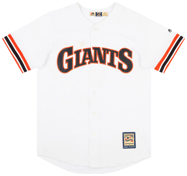 True Fan San Francisco Giants Baseball Jersey Black / Orange Size Youth  Medium