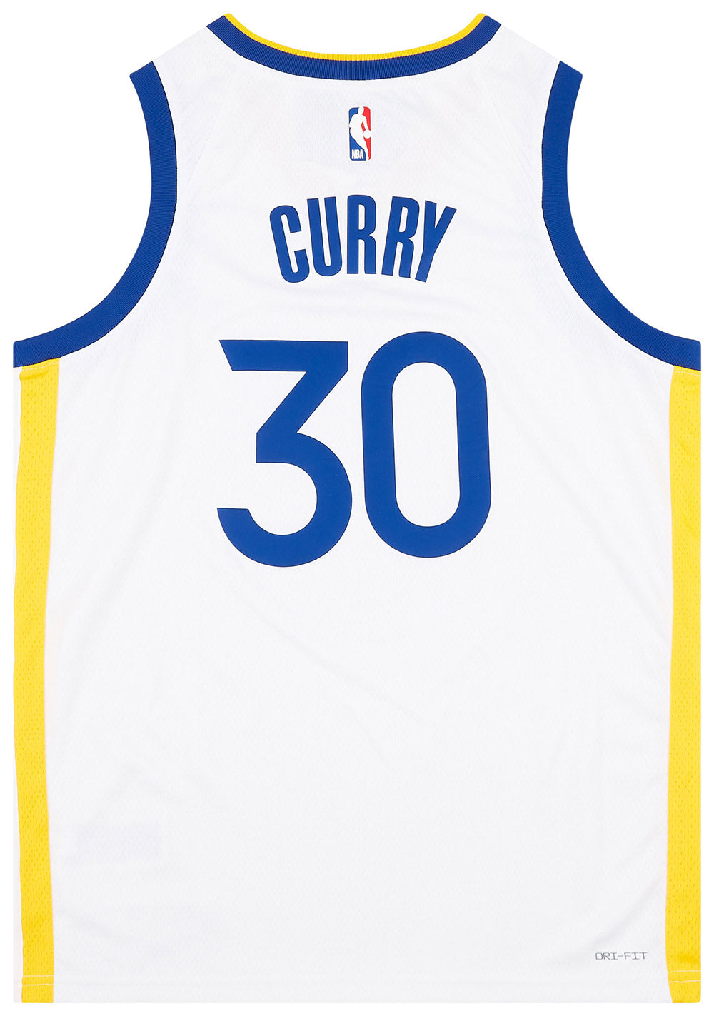 2017-21 GOLDEN STATE WARRIORS CURRY #30 NIKE SWINGMAN JERSEY (HOME) L - W/TAGS