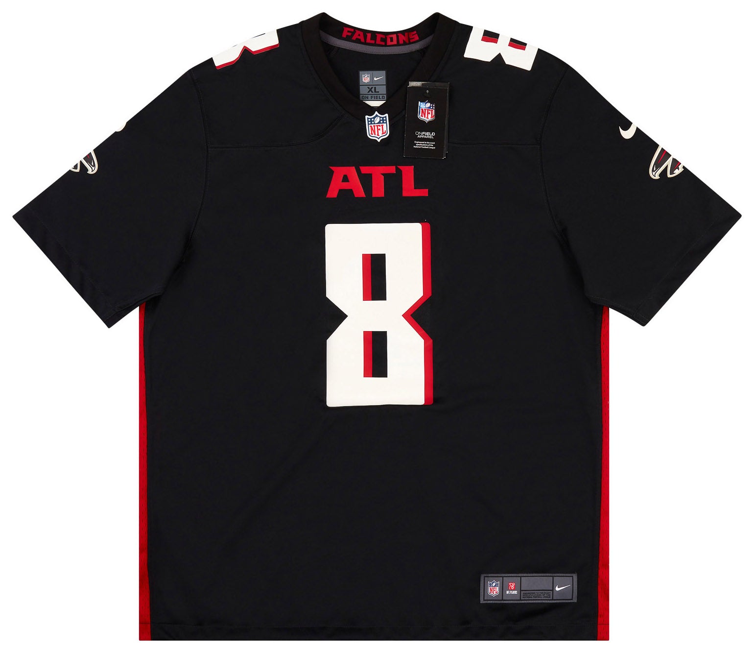 2021-23 ATLANTA FALCONS PITTS #8 NIKE GAME JERSEY (HOME) XL - W/TAGS
