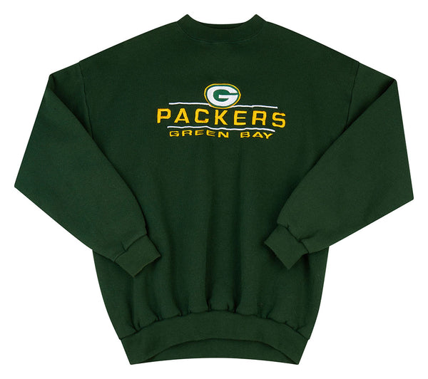 1997 GREEN BAY PACKERS SUPER BOWL XXXI CHAMPIONS SWEAT TOP L - Classic  American Sports