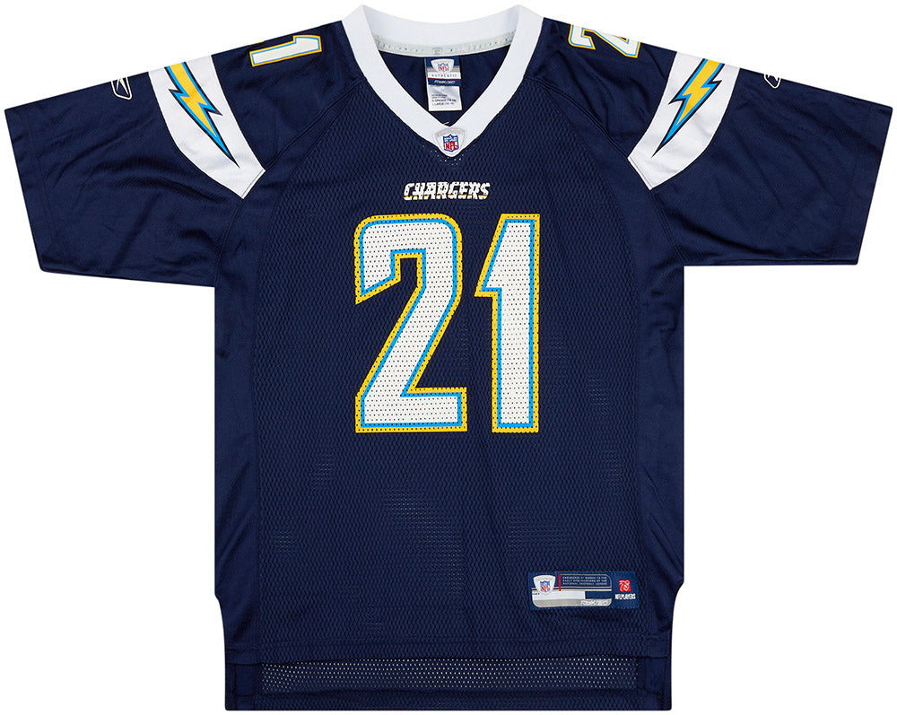 2007 SAN DIEGO CHARGERS TOMLINSON #21 REEBOK ON FIELD JERSEY (HOME) Y