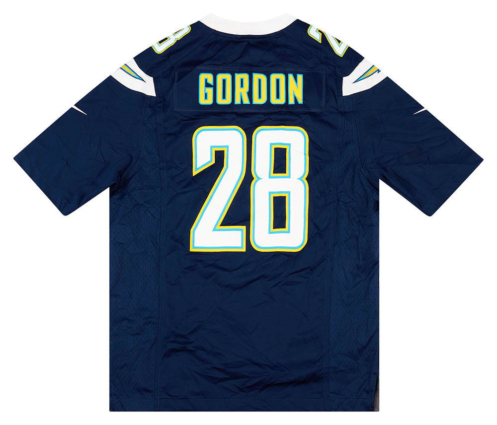 2015 SAN DIEGO CHARGERS GORDON #28 NIKE GAME JERSEY (HOME) M