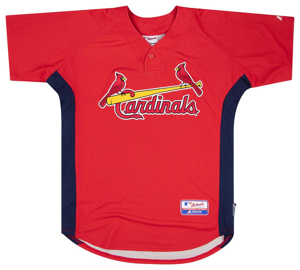 Majestic Authentic MLB St. Louis Cardinals Cool Base Blue #4
