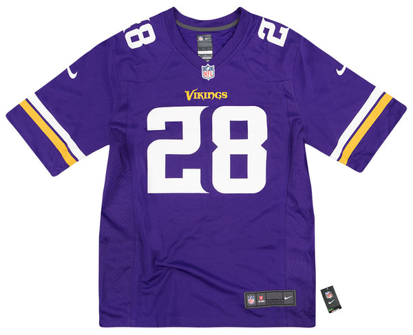 2008-11 MINNESOTA VIKINGS PETERSON #28 REEBOK REPLICA JERSEY (HOME