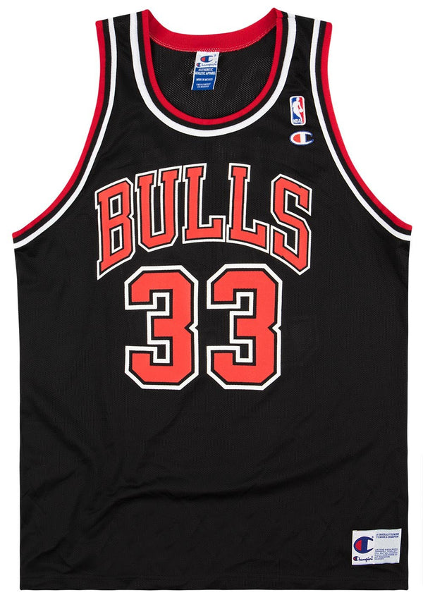 Vintage original Chicago Bulls #33 Champion Scottie Pippen jersey. Size 44  Large