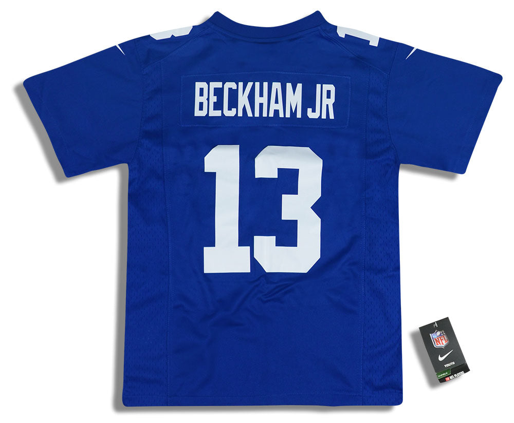 2018 NEW YORK GIANTS BECKHAM JR. #13 NIKE GAME JERSEY (HOME) Y - W/TAGS