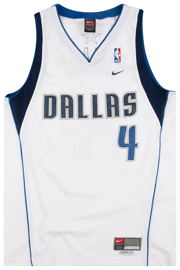 Vintage Dirk Nowitzki Dallas Mavericks Nike Swingman Grey Alternate Jersey  2XL