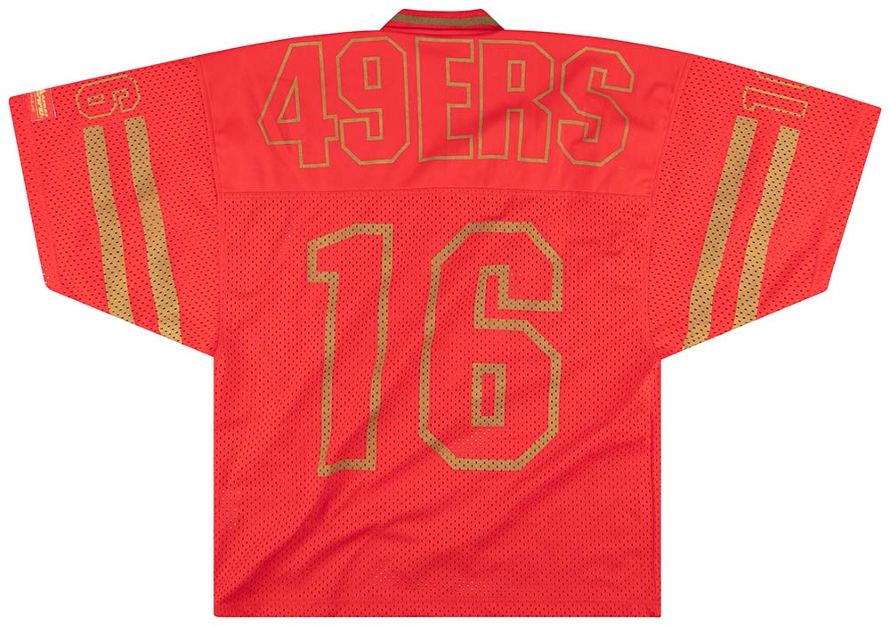 1991 SAN FRANCISCO 49ERS #16 CAMPRI TEAMLINE JERSEY XXL
