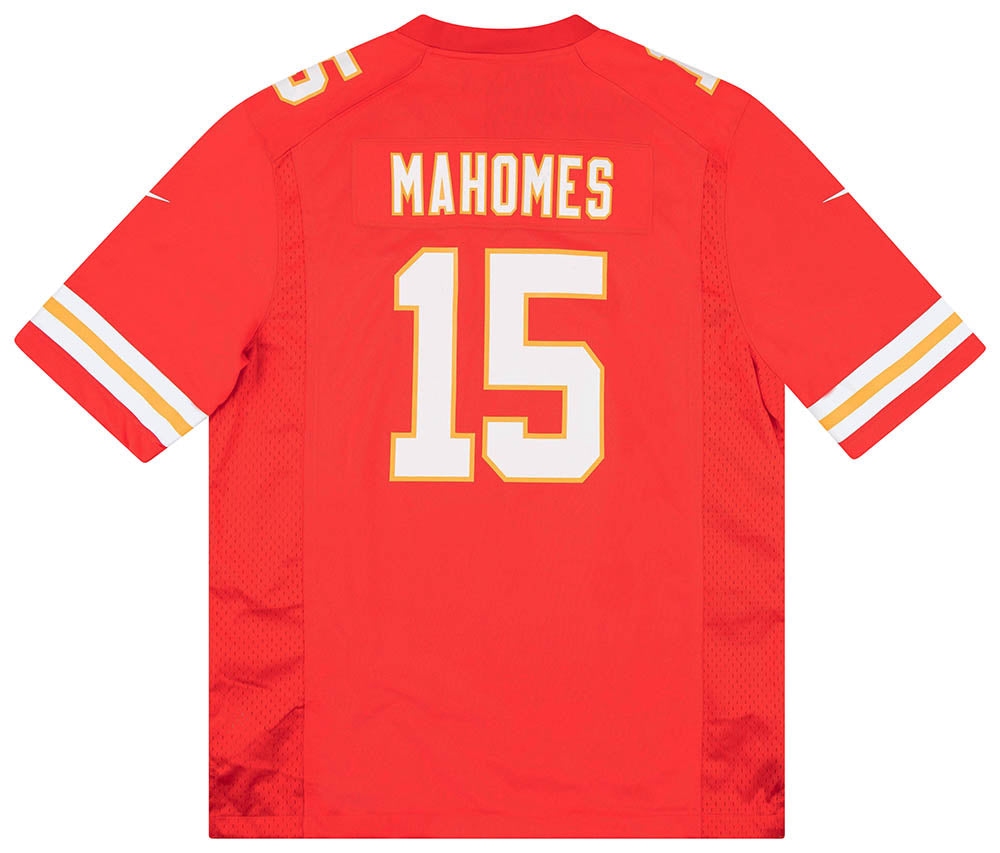 2017-23 KANSAS CITY CHIEFS MAHOMES #15 NIKE GAME JERSEY (HOME) L - W/TAGS