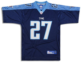 2003 TENNESSEE TITANS GEORGE #27 REEBOK ON FIELD JERSEY (HOME) M