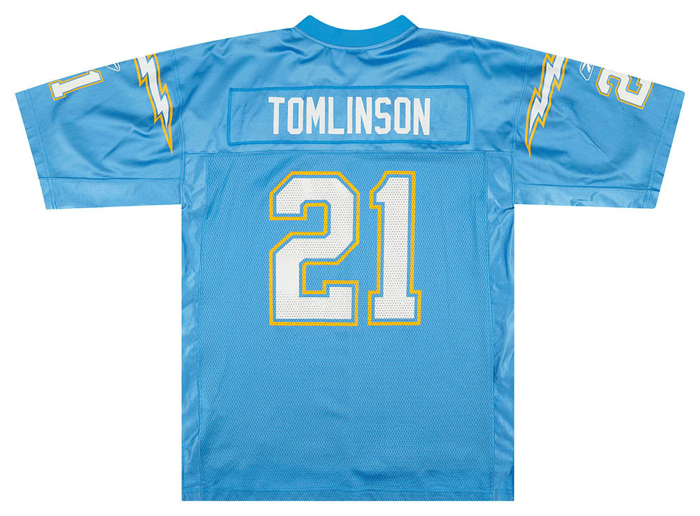 VTG Ladainian Tomlinson #21 SD Chargers ADIDAS Navy Graphic Jersey