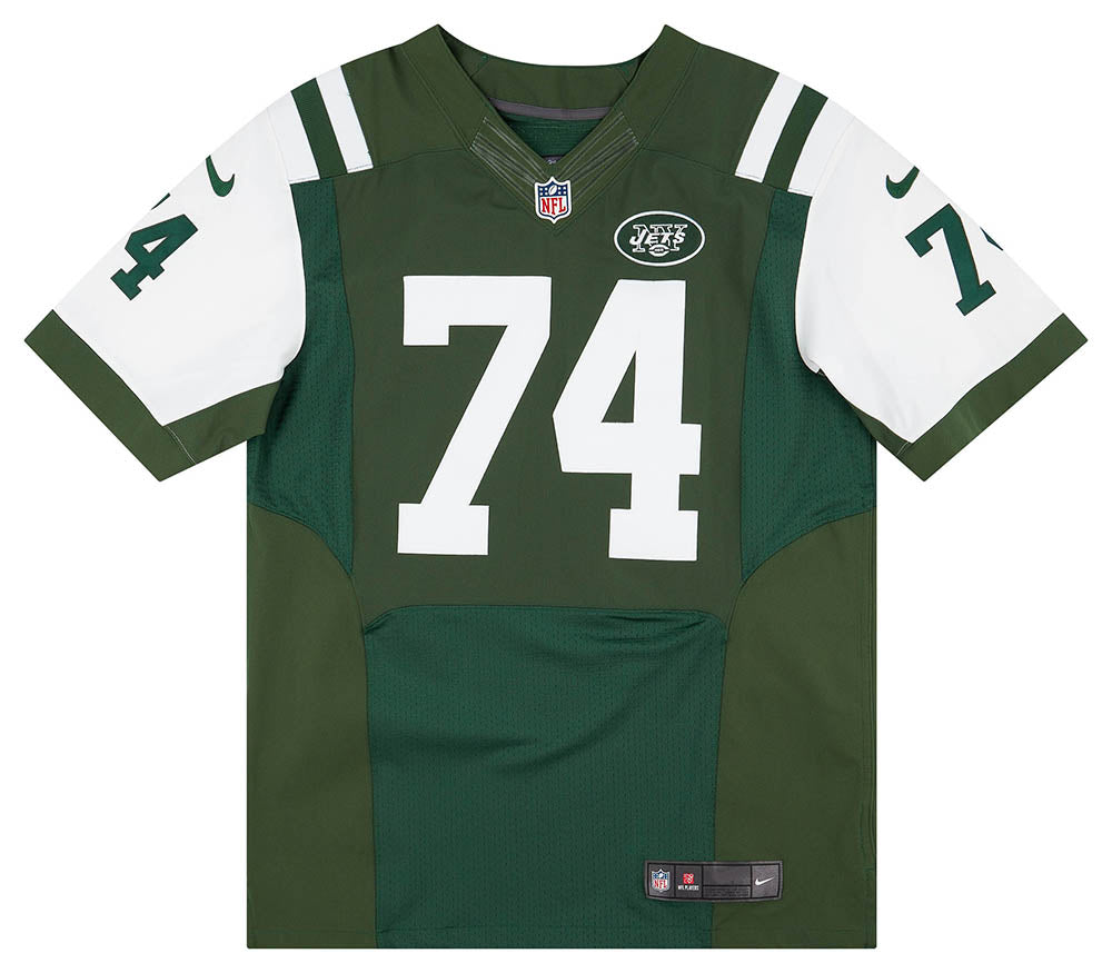 2012-16 NEW YORK JETS MANGOLD #74 NIKE AUTHENTIC JERSEY (HOME) L