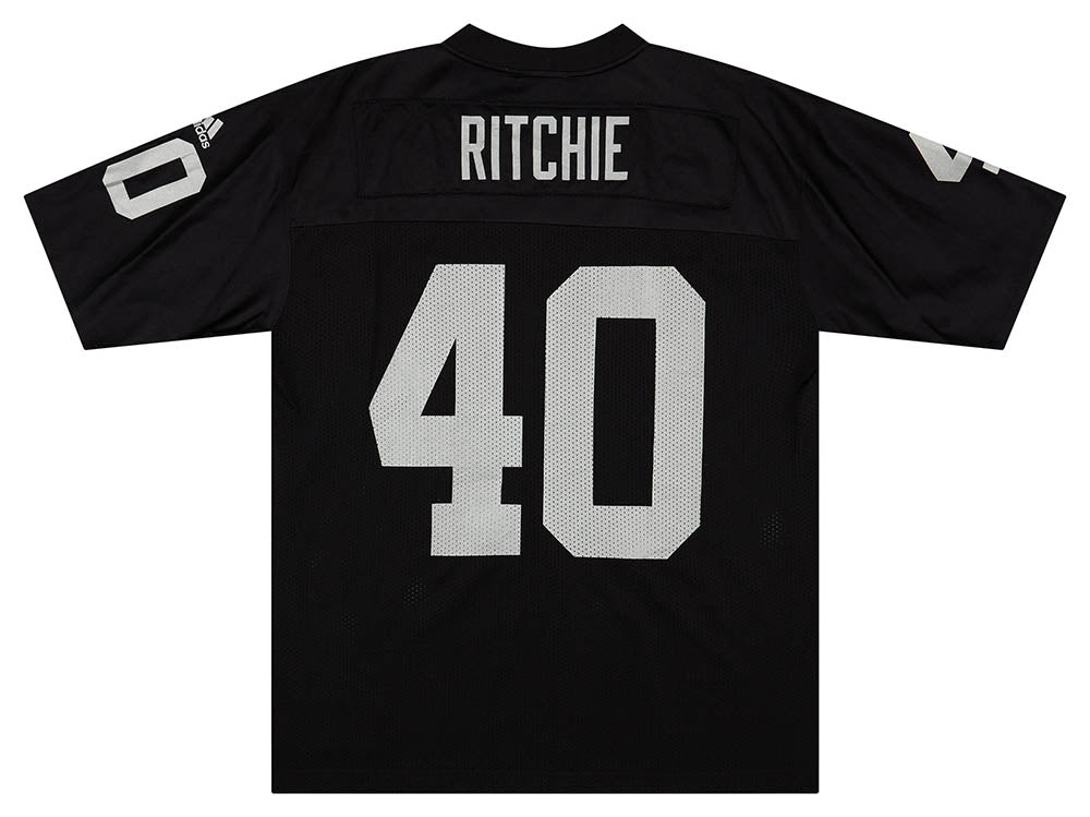 1998-00 OAKLAND RAIDERS RITCHIE #40 ADIDAS JERSEY (HOME) M