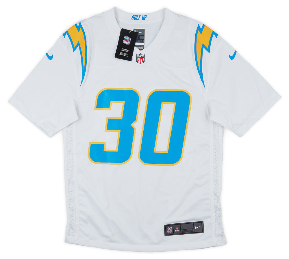 2020-23 LA CHARGERS EKELER #30 NIKE GAME JERSEY (AWAY) S - W/TAGS