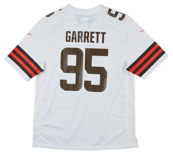 Myles Garrett Cleveland Browns Game-Used #95 White Jersey vs