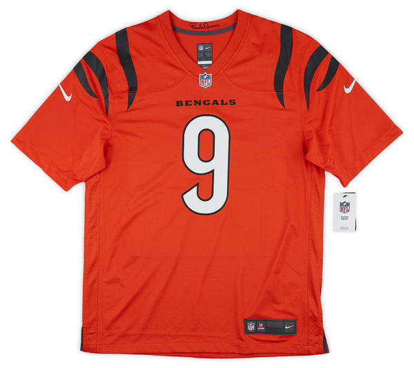 2021-23 CINCINNATI BENGALS BURROW #9 NIKE GAME JERSEY (AWAY) M - W/TAG -  Classic American Sports