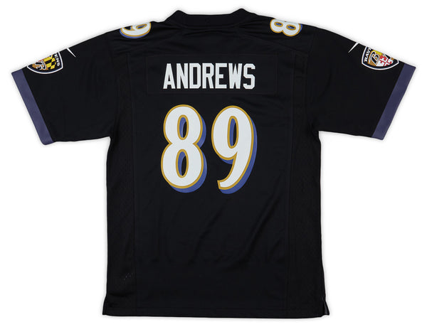 2018-23 BALTIMORE RAVENS ANDREWS #89 NIKE GAME JERSEY (ALTERNATE) Y - -  Classic American Sports