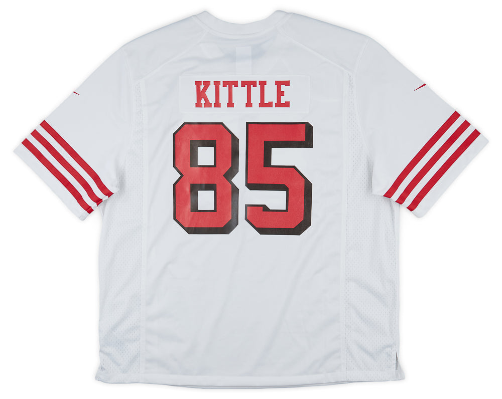 2018-23 SAN FRANCISCO 49ERS KITTLE #85 NIKE GAME JERSEY (AWAY) 3XL - W/TAGS