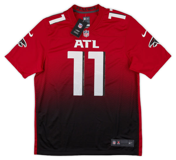 2020 ATLANTA FALCONS JONES #11 NIKE GAME JERSEY (ALTERNATE) L - W/TAGS -  Classic American Sports