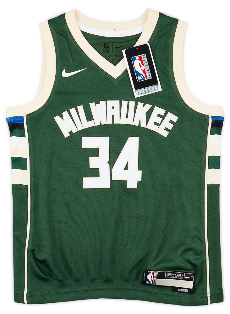 Nike Milwaukee Bucks Giannis Antetokounmpo #34 MVP Swingman Jersey