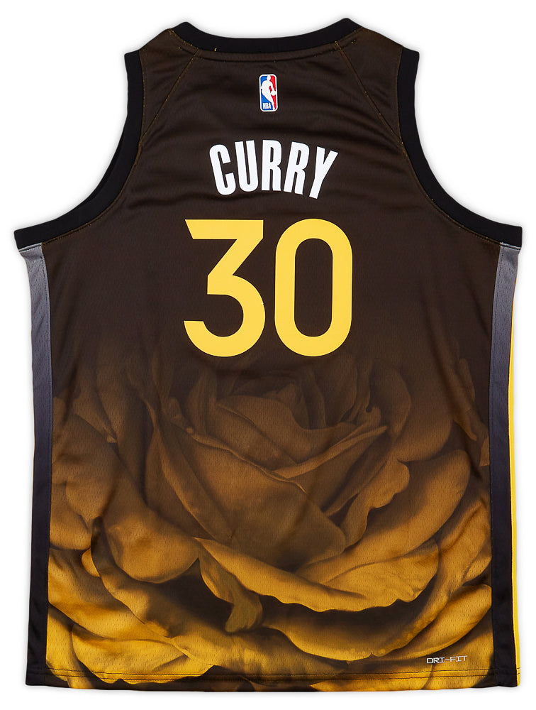 Stephen Curry Golden State Warriors Nike Hardwood Classics Swingman Jersey  Yellow - The City Classic Edition