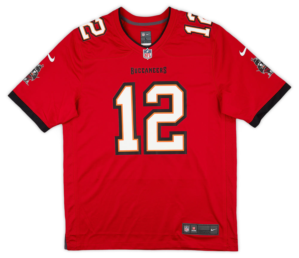 2020-22 TAMPA BAY BUCCANEERS BRADY #12 NIKE GAME JERSEY (HOME) L - W/TAGS