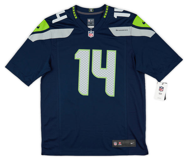 Blue Nike NFL Seattle Seahawks Metcalf #14 Team Jersey