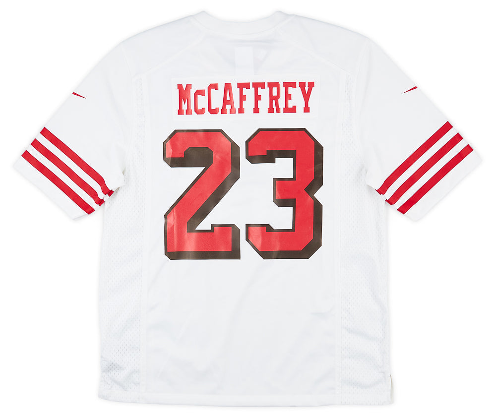 2022-23 SAN FRANCISCO 49ERS McCAFFREY #23 NIKE GAME JERSEY (AWAY) L - W/TAGS