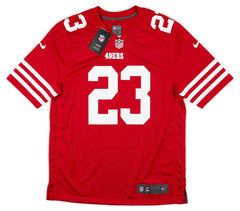 Nike Men's San Francisco 49ers Christian McCaffrey #23 Atmosphere Grey Game  Jersey