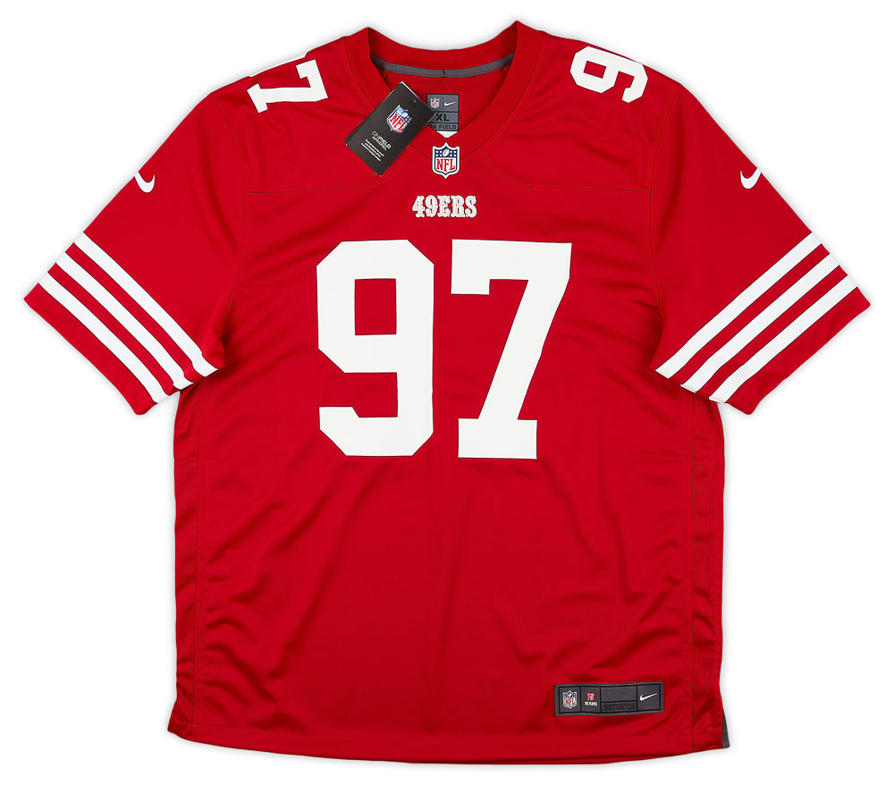 2021-23 SAN FRANCISCO 49ERS BOSA #97 NIKE GAME JERSEY (HOME) S - W/TAGS