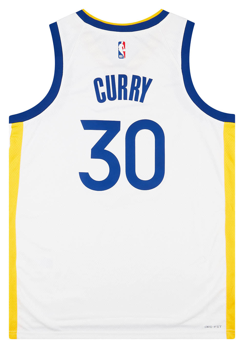 2017-23 GOLDEN STATE WARRIORS CURRY #30 NIKE SWINGMAN JERSEY (HOME) L - W/TAGS