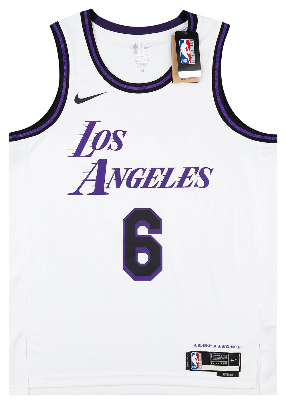 2022-23 LA Lakers James #6 Nike Swingman Classic Jersey (L)