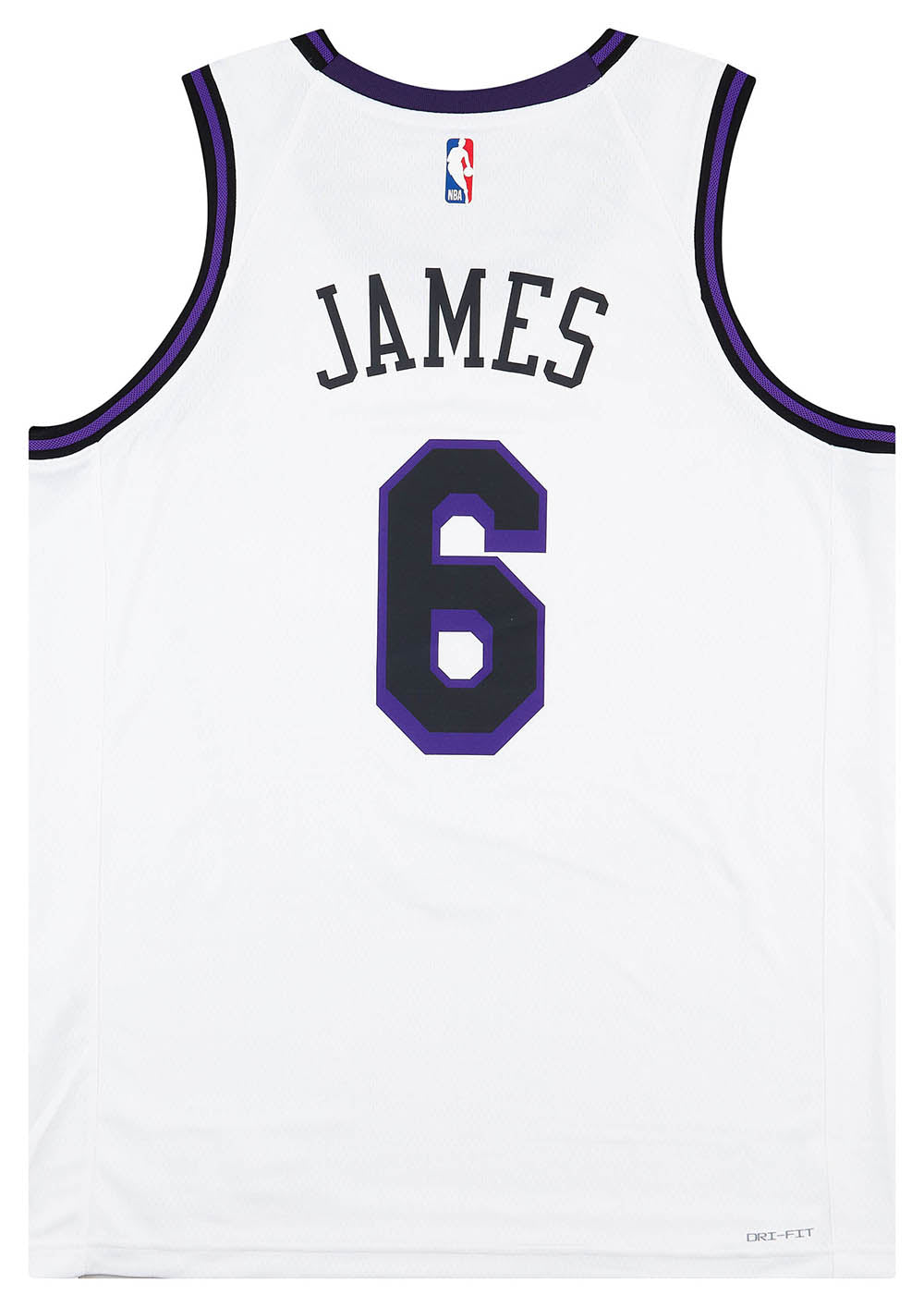 2021-23 LA Lakers James #6 Nike Swingman Home Jersey (M)