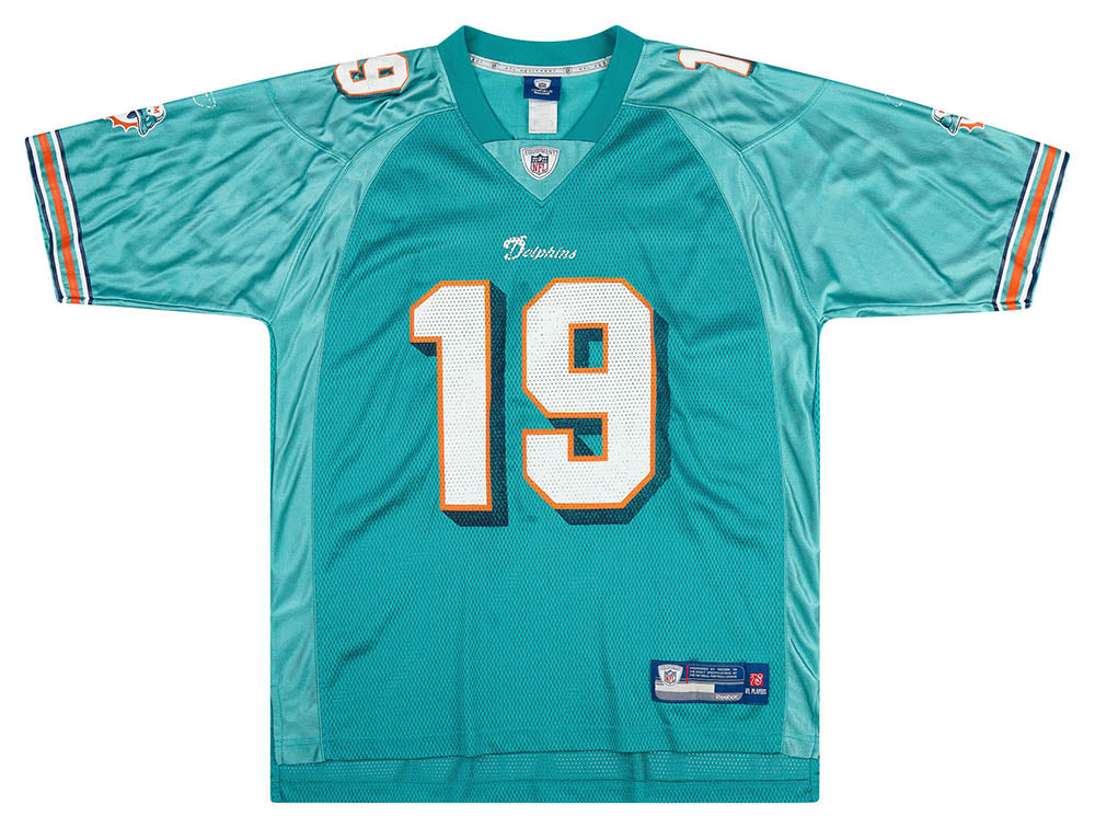 2010-11 MIAMI DOLPHINS MARSHALL #19 REEBOK ON FIELD JERSEY (HOME) L