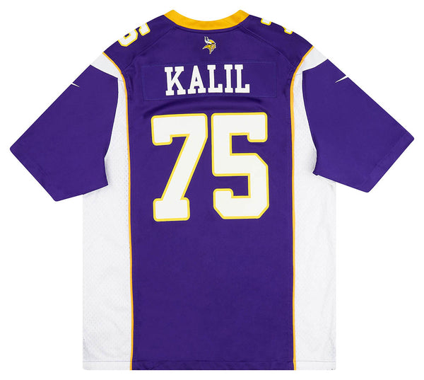 Nike On Field Minnesota Vikings Matt Kalil #75 Stitched Jersey