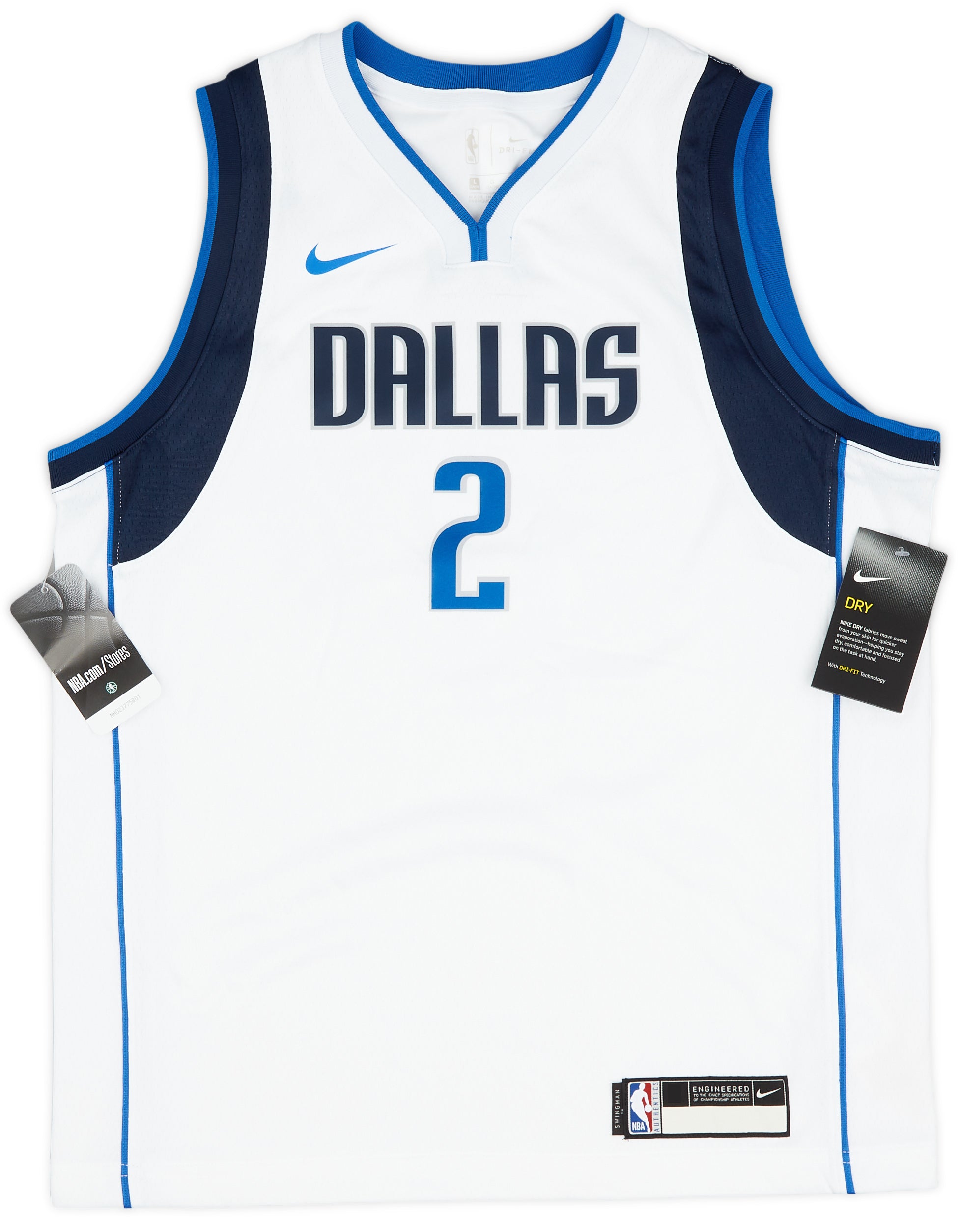Nike Dallas Mavericks City Edition Swingman Jersey White
