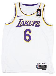 2021-23 LA LAKERS JAMES #6 NIKE SWINGMAN JERSEY (AWAY) S - W/TAGS