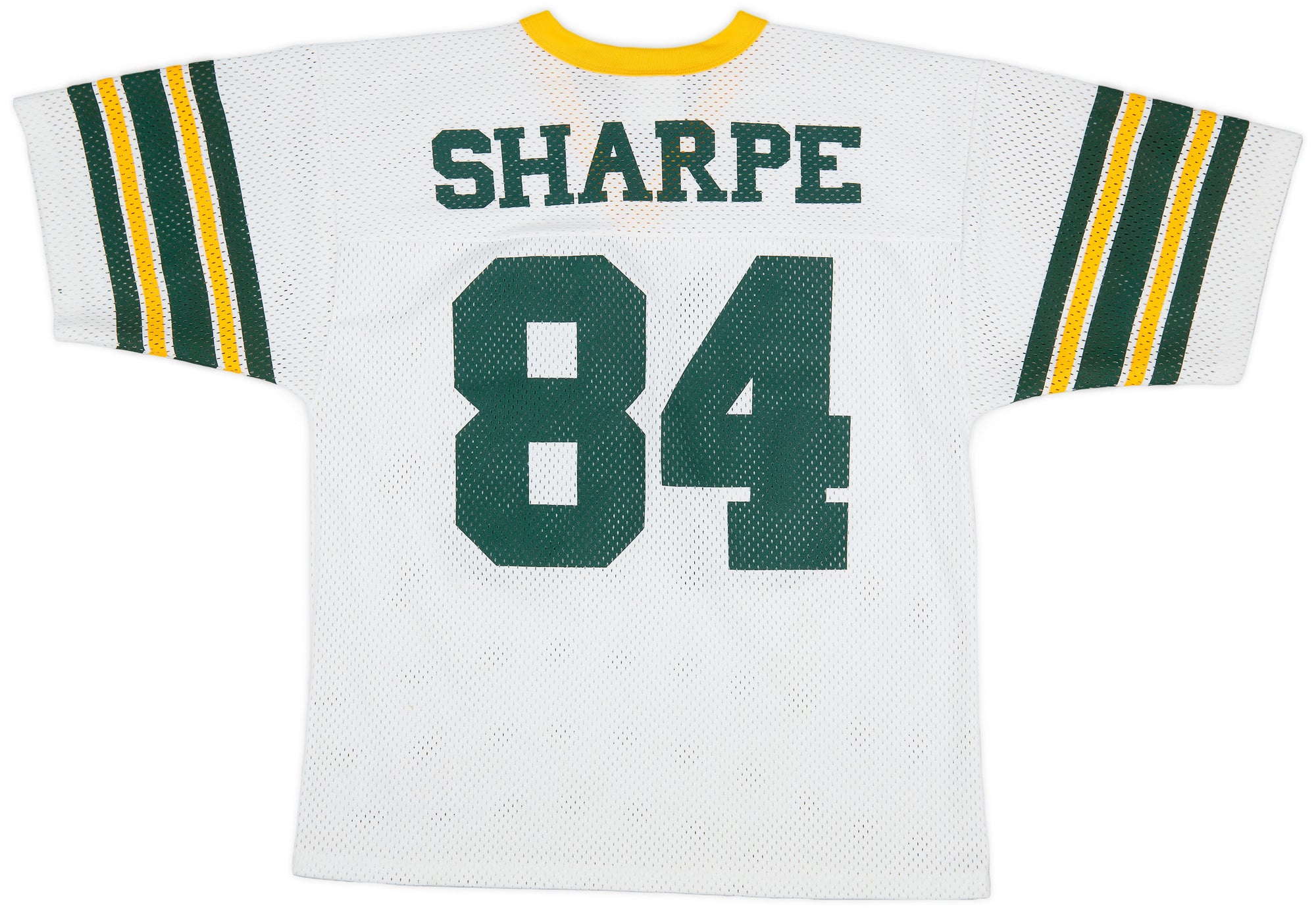 1990-94 GREEN BAY PACKERS SHARPE #84 LOGO ATHLETIC JERSEY (AWAY) M