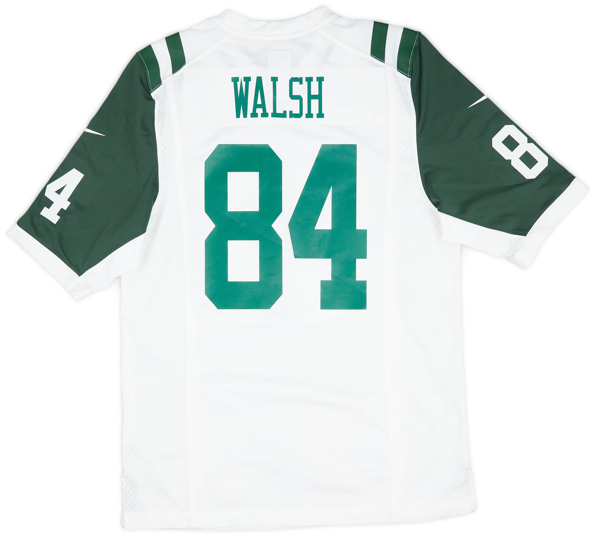 2012-18 NEW YORK JETS WALSH #84 NIKE GAME JERSEY (AWAY) S