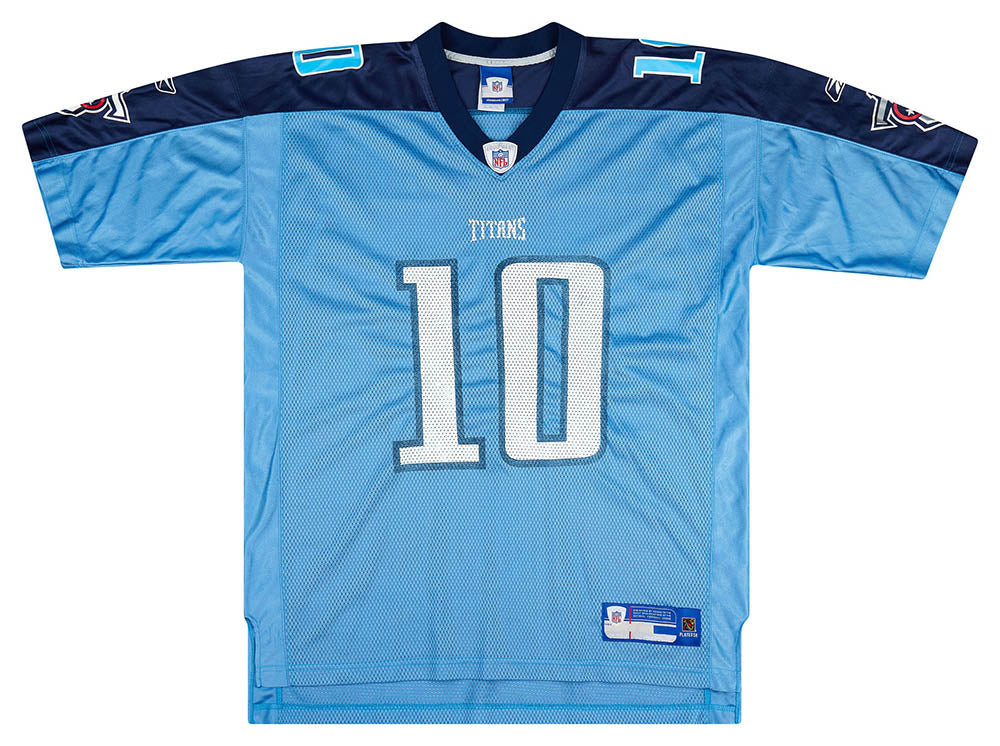 2006 TENNESSEE TITANS YOUNG #10 REEBOK ON FIELD JERSEY (ALTERNATE) XL