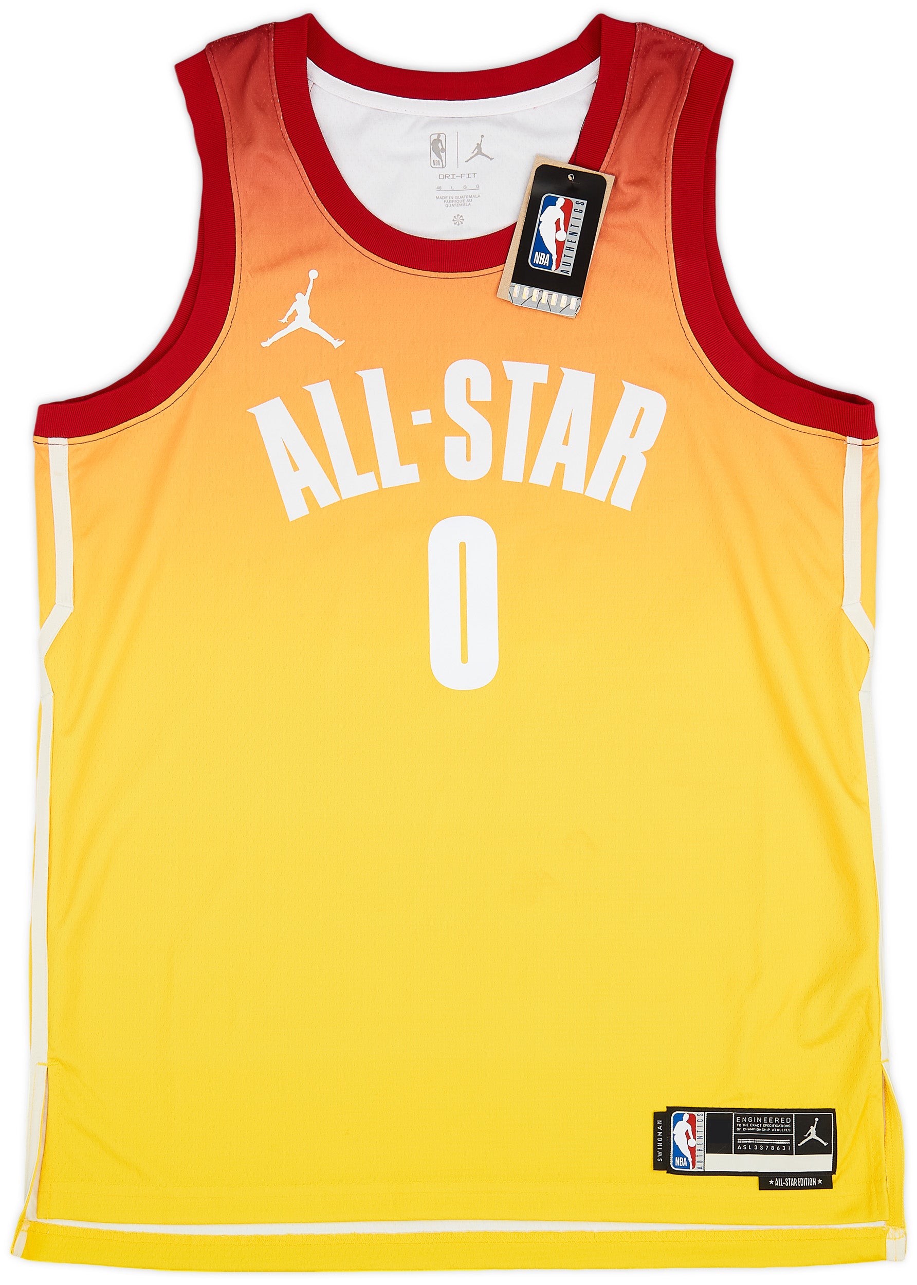 2023 NBA ALL-STAR TATUM #0 JORDAN SWINGMAN JERSEY L - W/TAGS