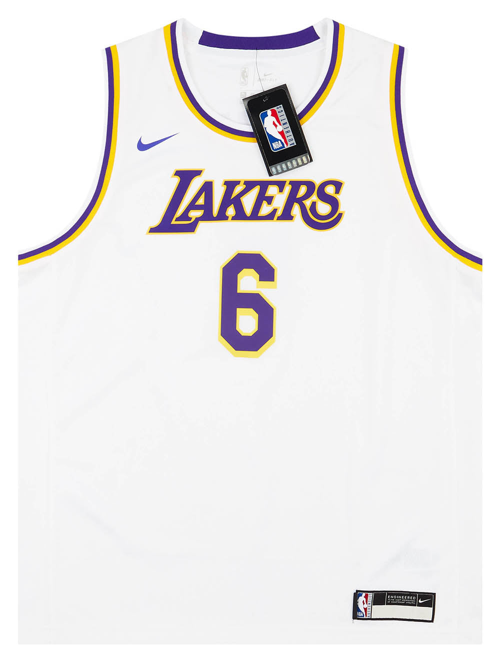 2021-23 LA Lakers James #6 Nike Swingman Home Jersey (XL)