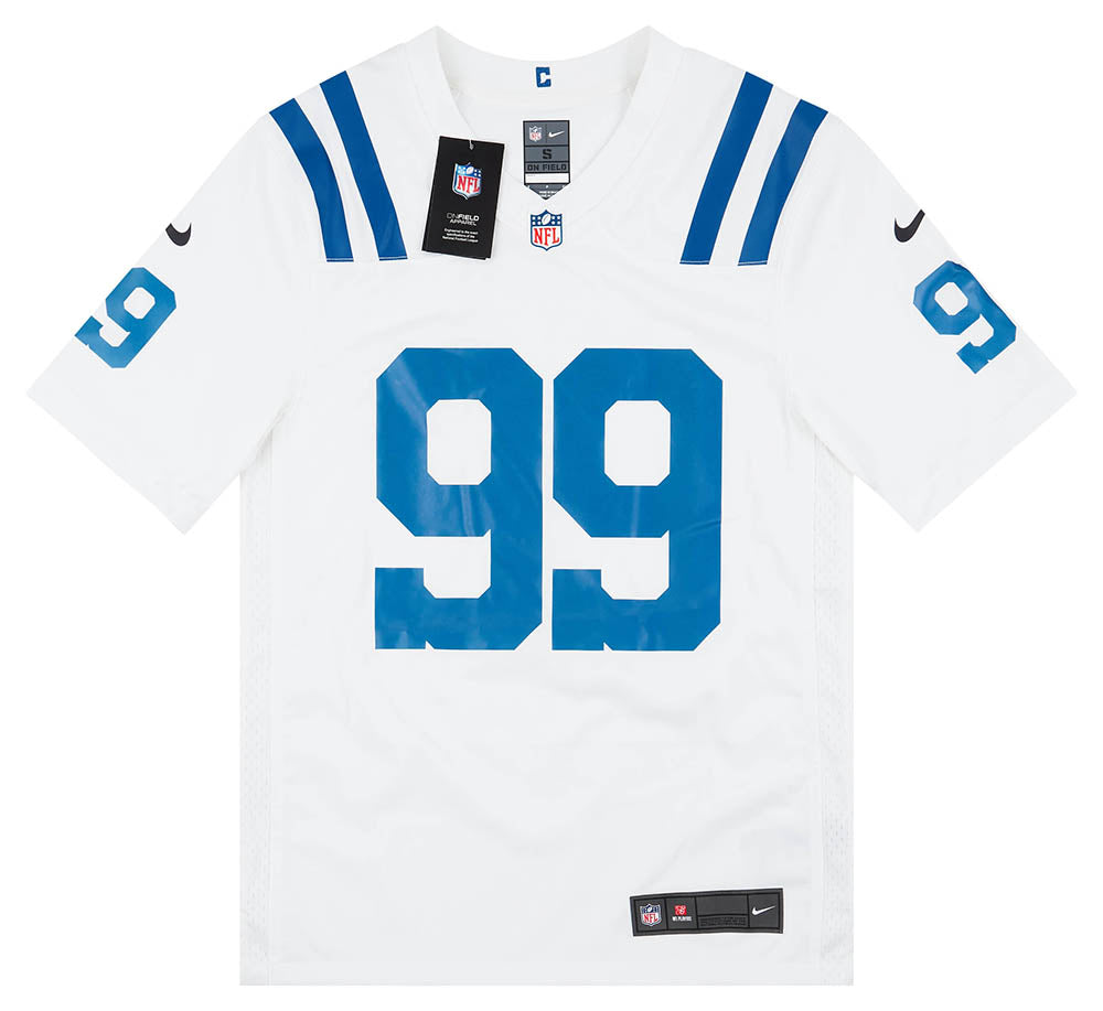 2020-22 INDIANAPOLIS COLTS BUCKNER #99 NIKE GAME JERSEY (AWAY) S - W/TAGS